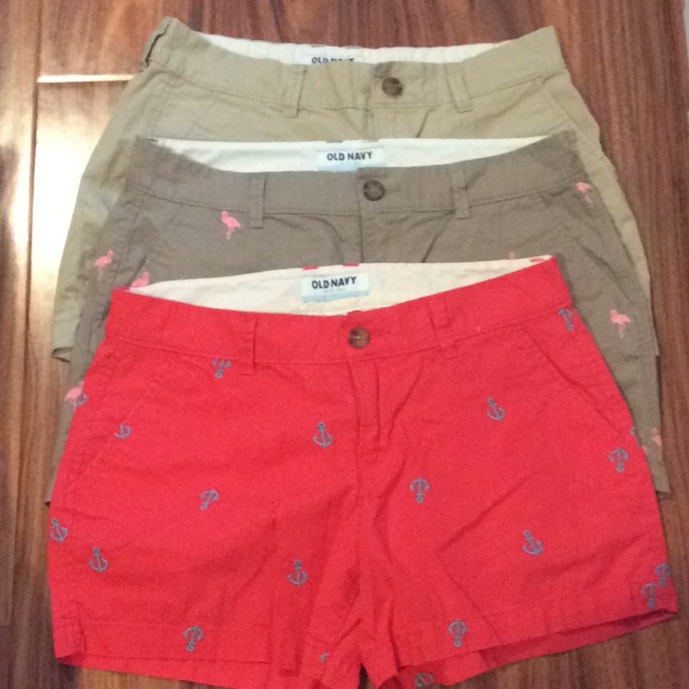 3 pairs of shorts